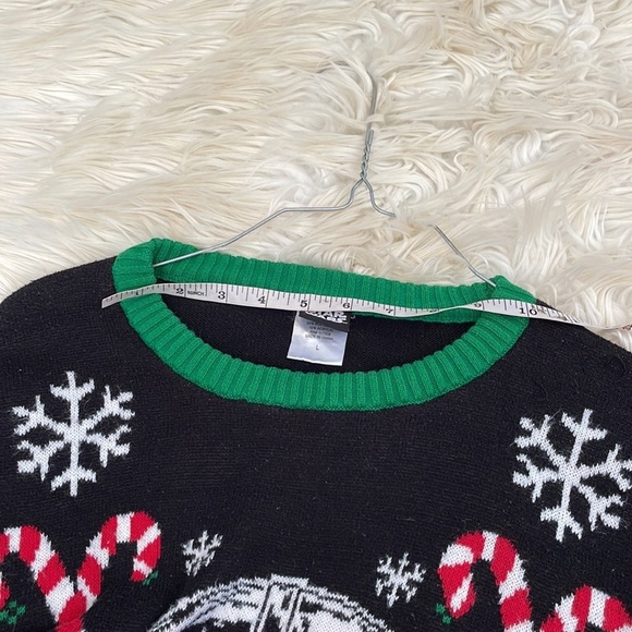 Star Wars Disney black green darth Vader ugly Christmas holiday sweater unisex L - Picture 13 of 16